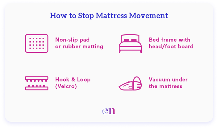 how to keep a mattress from sliding 