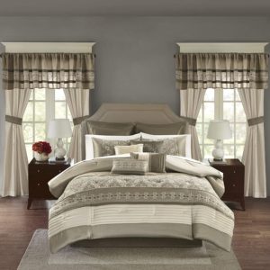 Astoria Grand Woodford Luxury 24 Piece Comforter Set